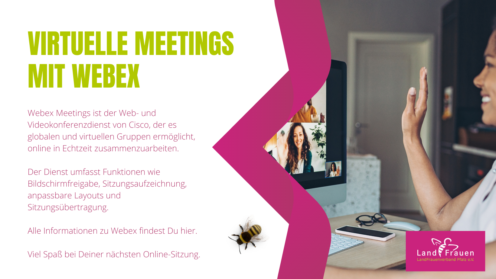 Virtuelle Meetings mit Webex